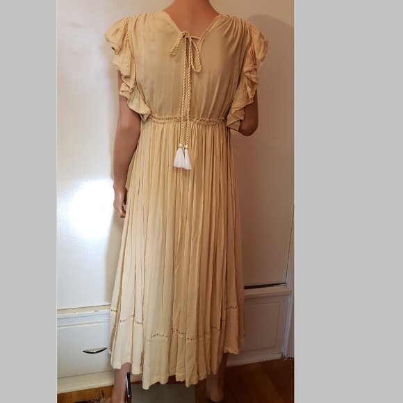 NWT Free People GARBANZO BEAN COMBO Dress, Size S. - Picture 7 of 8